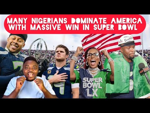 Many Nigerians Dominate And Win the American Super Bowl Biggest Event in America