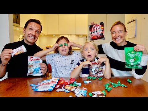 Testar godis från Italien