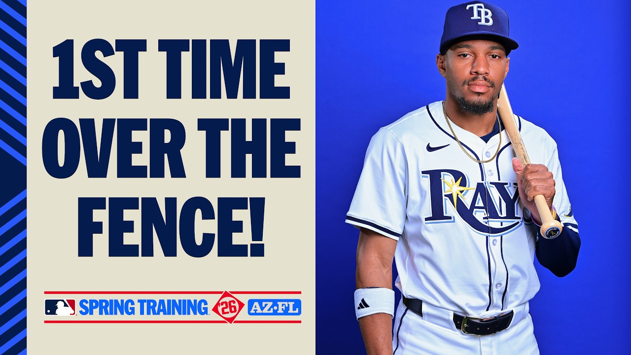 Chandler Simpson's FIRST professional OVER-THE-FENCE HOMER! 🔥😱 | 2026 Spring Training