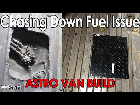 Fuel Filter & Fuel Pump Replacement Chevy Astro (GMC Safari) 96-05 Stealth Camper Van Build Part 2