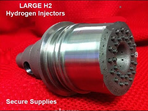 H2 Hydrogen  Gas Injectors V12 V16 V18 Power Plant Engines