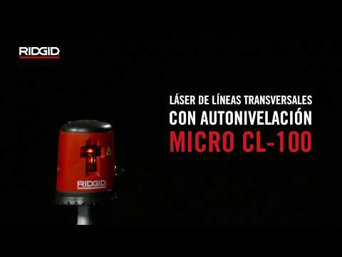 RIDGID Dispositivo láser de línea cruzada autonivelante CL-100