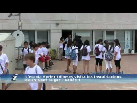 L'escola Sprint Idiomes visita les instal·lacions de Vallès 1
