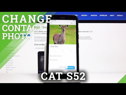 How to Add Photo to Contacts in CAT S52 – Customize Contacts