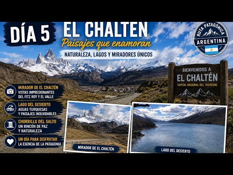 El Chaltén y el Fitz Roy 🏔️ Capital del Trekking en Argentina | Patagón Austral (DÍA 5)
