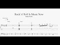 James Taylor - Rock 'n' Roll Is Music Now (bass tab)