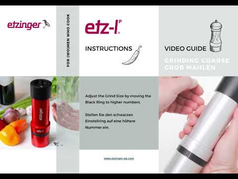 Etzinger PepperMill / Pfeffermühle etz-IP (User Guide)