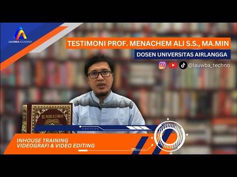 TESTIMONI Prof.  Menachem Ali S.S., M.A.Min (Guru Besar Universitas Airlangga)