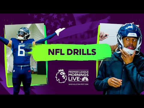 THIS IS A LOW SETTING?! 😱 | Ex-pros take on NFL challenges! | Premier League x Tennessee Titans