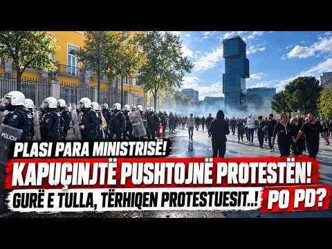 Plas në Tiranë, kapuçezinjtë pushtojnë protestën. Gurë e tulla, tërhiqen protestuesit