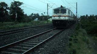 preview picture of video 'No Ads Sealdah Rajdhani Scares me giving Dangerous Blast:High Speed Action'