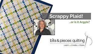 Four Colour Scrappy Plaid!!!  Free Pattern