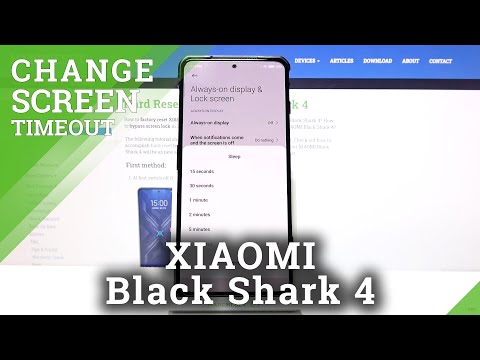 How to Change Screen Timeout in Xiaomi Black Shark 4 - Choose Display Sleep Time