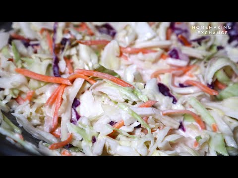 Easy Sweet Coleslaw Recipe