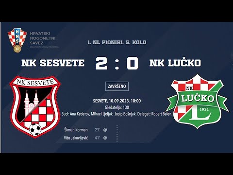 NK Sesvete - NK Lučko (2-0), 1. HNL - pioniri 2009 , 10.09.2023.