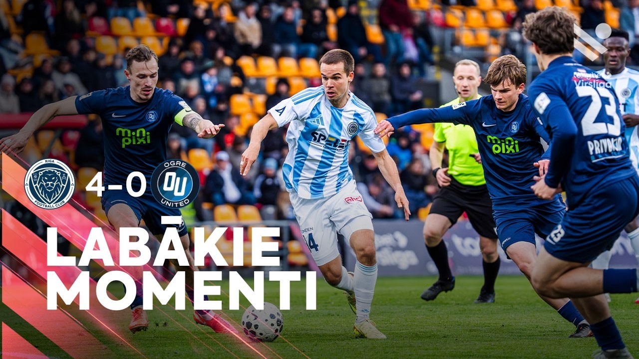 Riga vs Ogre United Highlights
