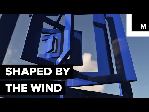 Artistic Geometry Shaped by the Wind