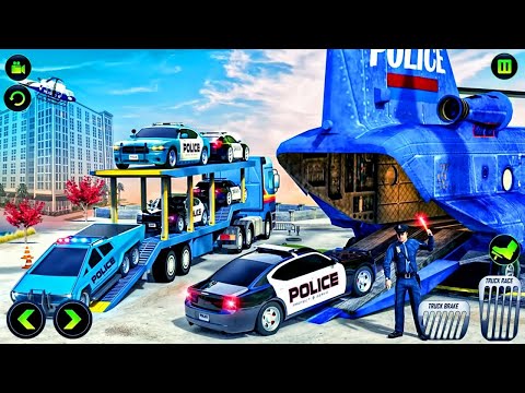 US Police Cyber Truck Car Transporter Cruise Ship Games - Android Gameplay #25