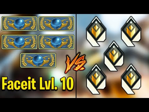Valorant: 5 Radiant VS 5 CS:GO Faceit Level 10 Players! - Who Wins?