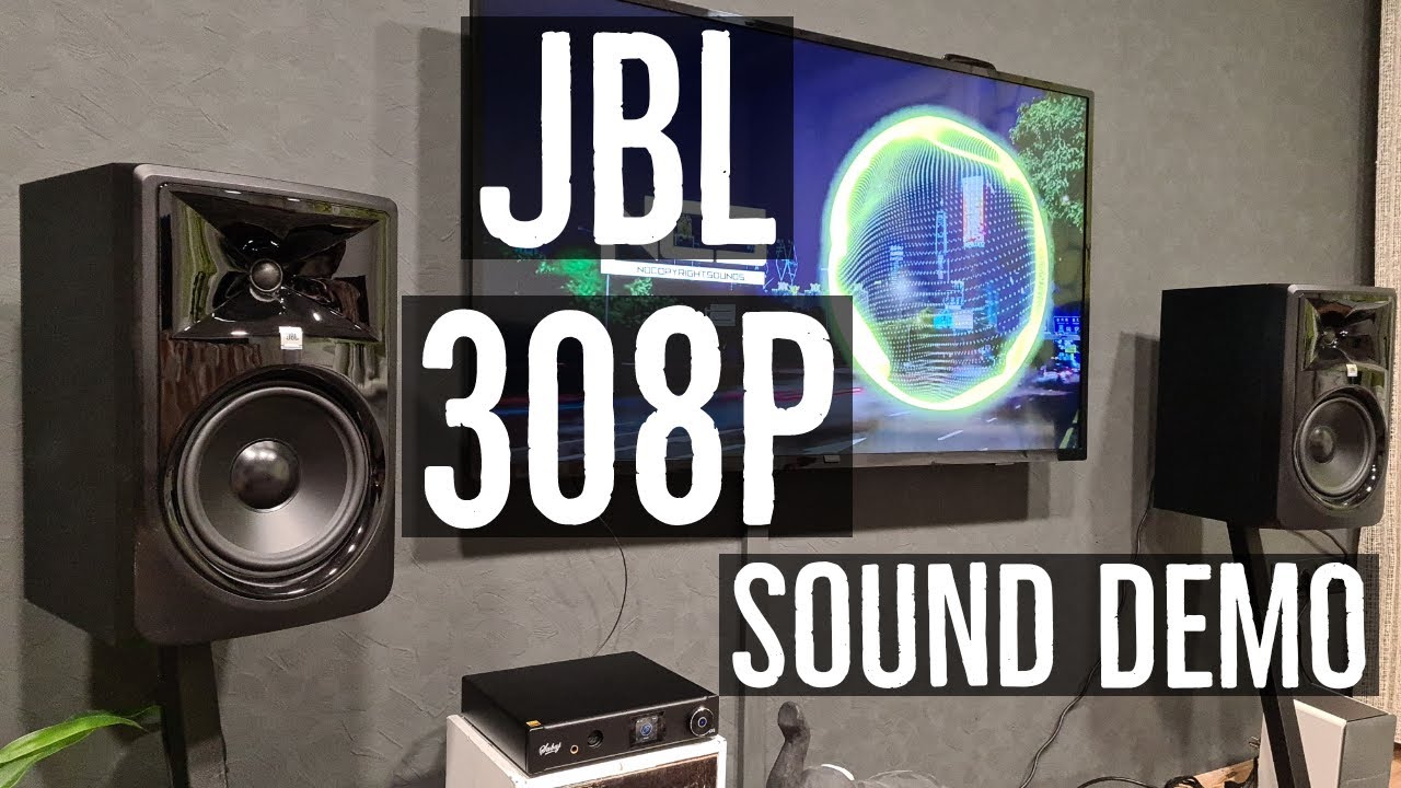 Miniatura da avaliação em vídeo de Monitor de Estúdio JBL 308PMKII 8 Polegadas