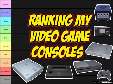 Ranking my own video game consoles, from LEAST FAVORITE to FAVORITE.
