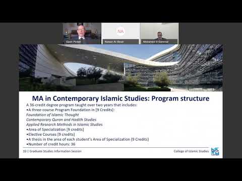 #HBKU_CIS​: MA in Contemporary Islamic Studies