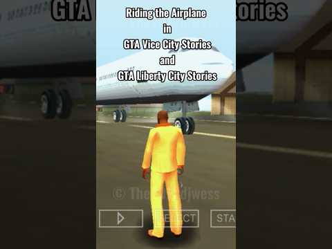 Riding the Airplane in GTA Vice City Stories and GTA Liberty City Stories
