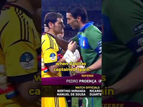 BIG RESPECT, Casillas asked the referee to end the match for the sake of Italy #casillas #euro2012