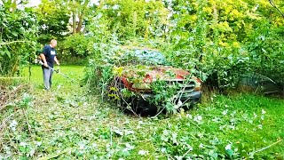 I found this buried in the Overgrown grass, Hope there isn’t a body inside.