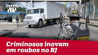 Criminosos inovam em roubos no RJ