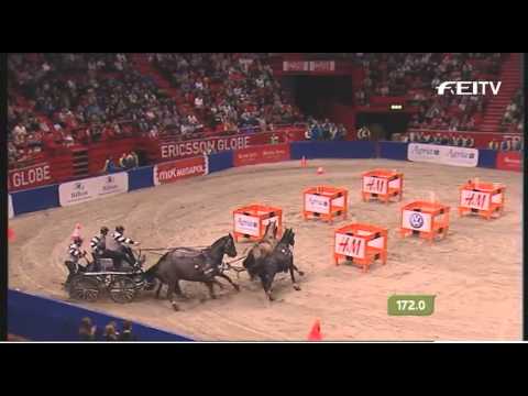 FEI World Cup Driving 2012/13 Stockholm - Georg Von Stein 3rd Place