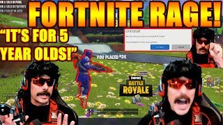 DrDisrespect RAGE QUITS &amp; UNINSTALLS Fortnite! (Never Playing It Again!)