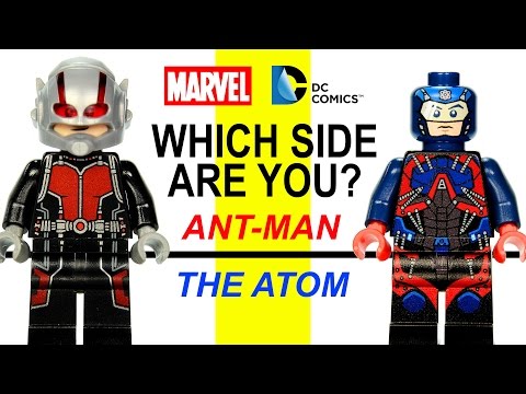 LEGO® Ant-Man Team vs The Atom Team Marvel vs DC Comics? Which Side Are You?