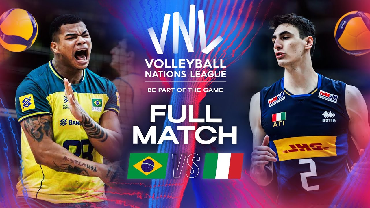 Brazil 🇧🇷 Vs. Italy 🇮🇹 - 2024 VNL | Full Match - Week 1