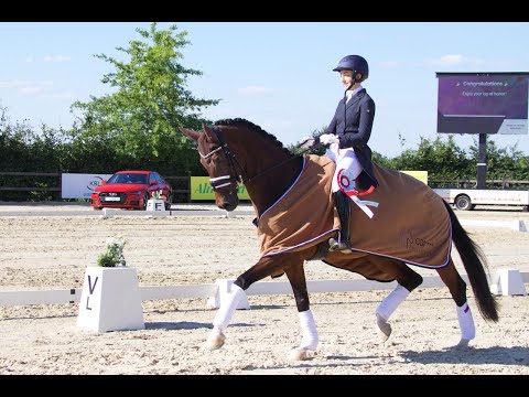 CDI Leudelange 2019 Young Riders Freestyle 1-st place -74,560% Anna Guseynova & Lauda