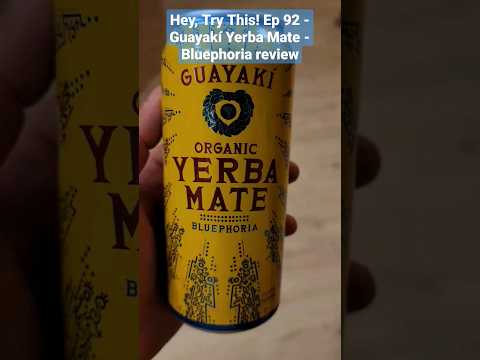 Hey, Try This! Ep 92 - Guayakí Yerba Mate - Bluephoria drink review #shorts #yerbamate #review