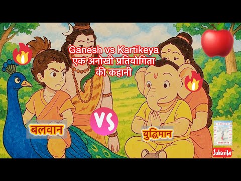 Ganesh vs Kartikeya Story | शिव-पार्वती की अनोखी परीक्षा |  पूरी कहानी हिंदी में
