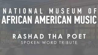 Rashad Tha Poet Spoken Word Tribute