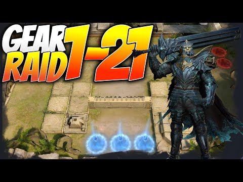 Mastering Gear Raid 1 Stage 21 with AoE DPS and Anti-Heal | Watcher of Realms GR1-21 Guide