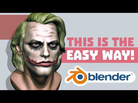 How to learn sculpting in blender (EASY MODE)