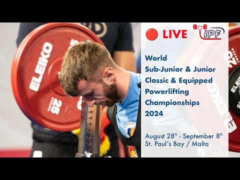 Men SJr/Jr, 53 - 59 kg equipped - World Sub-Junior & Junior Powerlifting Championships 2024