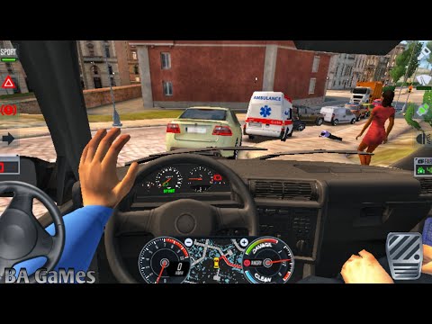 E30 OLD CAR UBER DRIVER 👩‍🚒🚖 - Taxi Sim 2020 Gameplay |City Car Driving Games Android i0S Gameplay