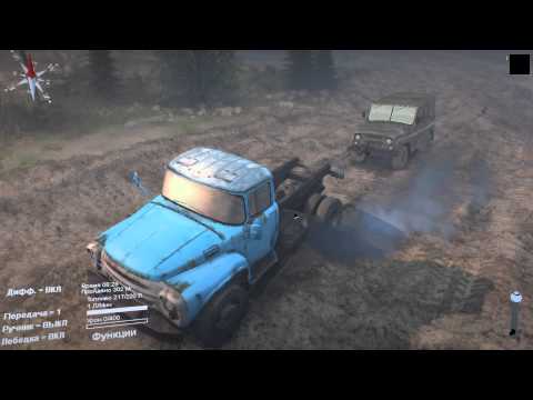 Как использовать лебедку в игре Spin Tires 2014