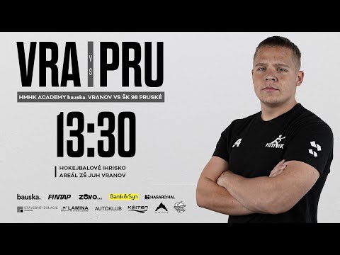 LIVESTREAM: HMHK Academy bauska. Vranov U20 - ŠK 98 Pruské U20
