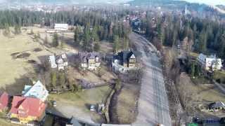 preview picture of video 'Zakopane Giewont Gubałówka z lotu ptaka 4-2-2014 pogoda temp: 10°C dokument'