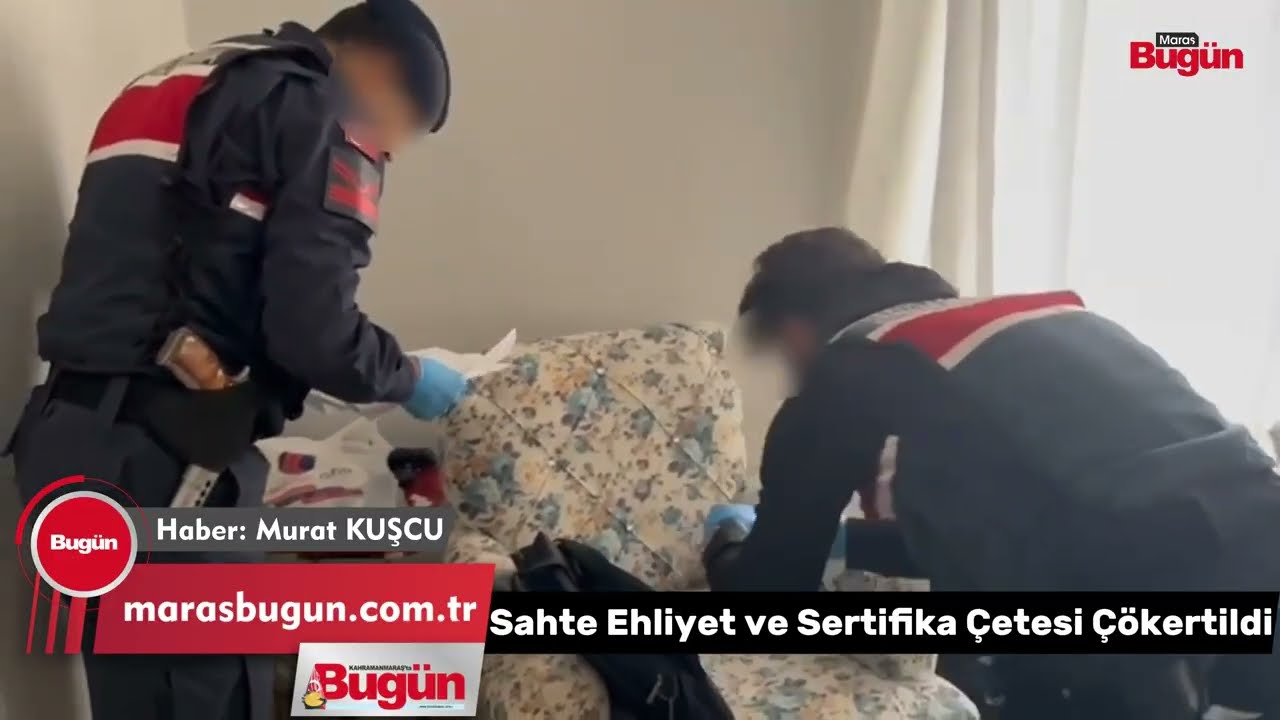 Sahte Ehliyet ve Sertifika Çetesi Çökertildi