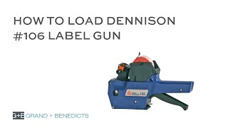 How to Load Avery Dennison #106 Single Line Label Gun