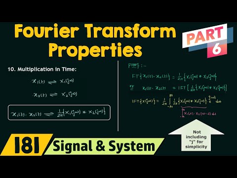 Properties of Fourier Transform Part 6