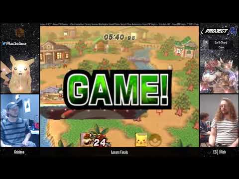Salem Smashfest: Krishna (Pikachu) vs. ESS | Kick (Bowser) - Losers Finals - Project M