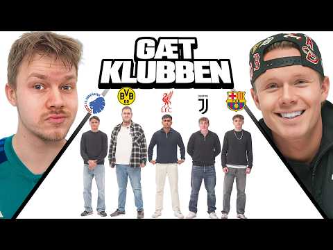 Match fanen til klubben med Lucas og Drøger